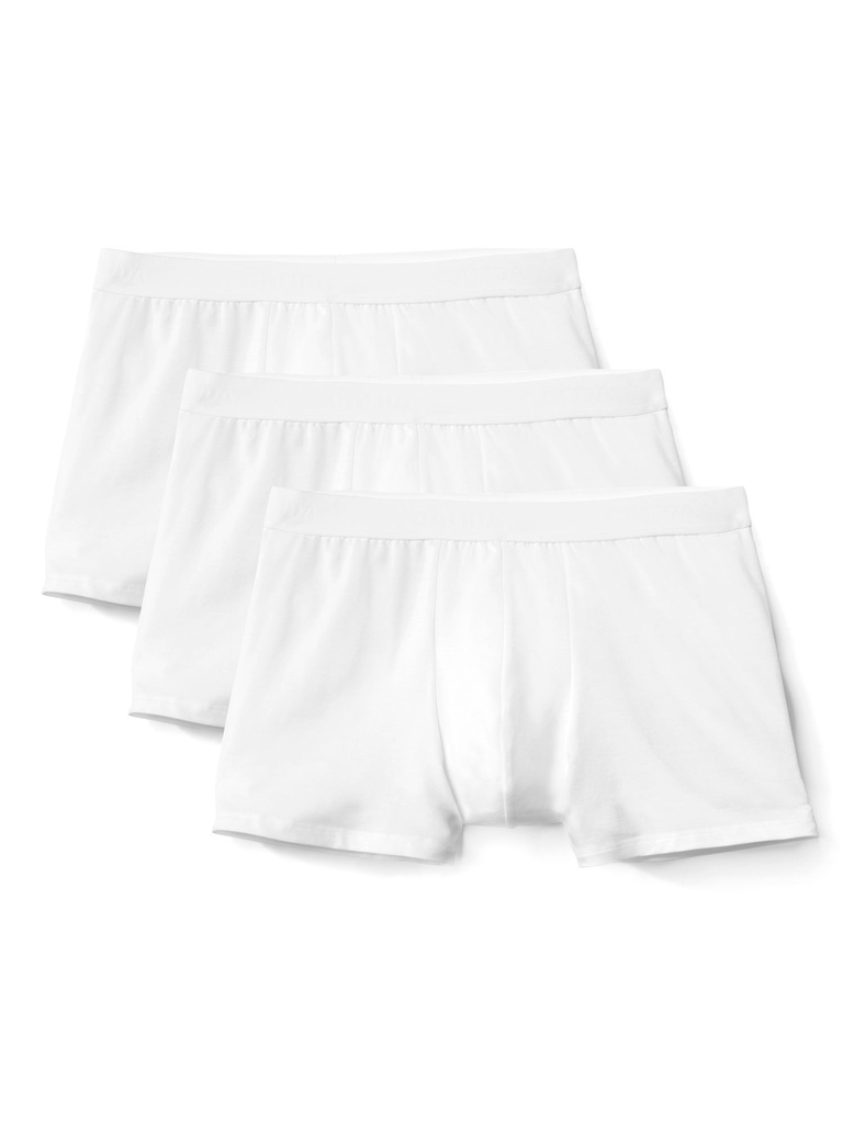 Boxer homme 95% Coton - Pack de 3 - CALIDA "Natural Benefit" 26341- Blanc 001