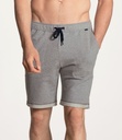 Short de jogging homme homewear 95% coton CALIDA "Remix Basic Lounge" 27181 - Carbon melé 991 (S)