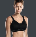 Soutien-gorge de sport sans armatures & fermeture avant ANITA ACTIVE Firm Support "Frontline Open" 5523 - Noir 001