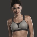 Soutien-gorge de sport sans armatures ANITA ACTIVE Maximum Support "DynamiX Star" 5537 - Gris Chiné 254