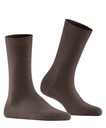 Chaussettes laine dame FALKE &#34;Softmerino&#34; 47488 - Dark Brown 5239