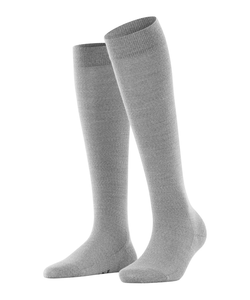 Chaussettes 3/4 laine femme FALKE "Softmerino" 47438 - Light grey mel 3830 (35/36)