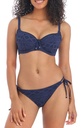 Haut de Bikini avec armatures paddé décolleté plongeant FREYA "Sundance" AS3970 - Denim DEN