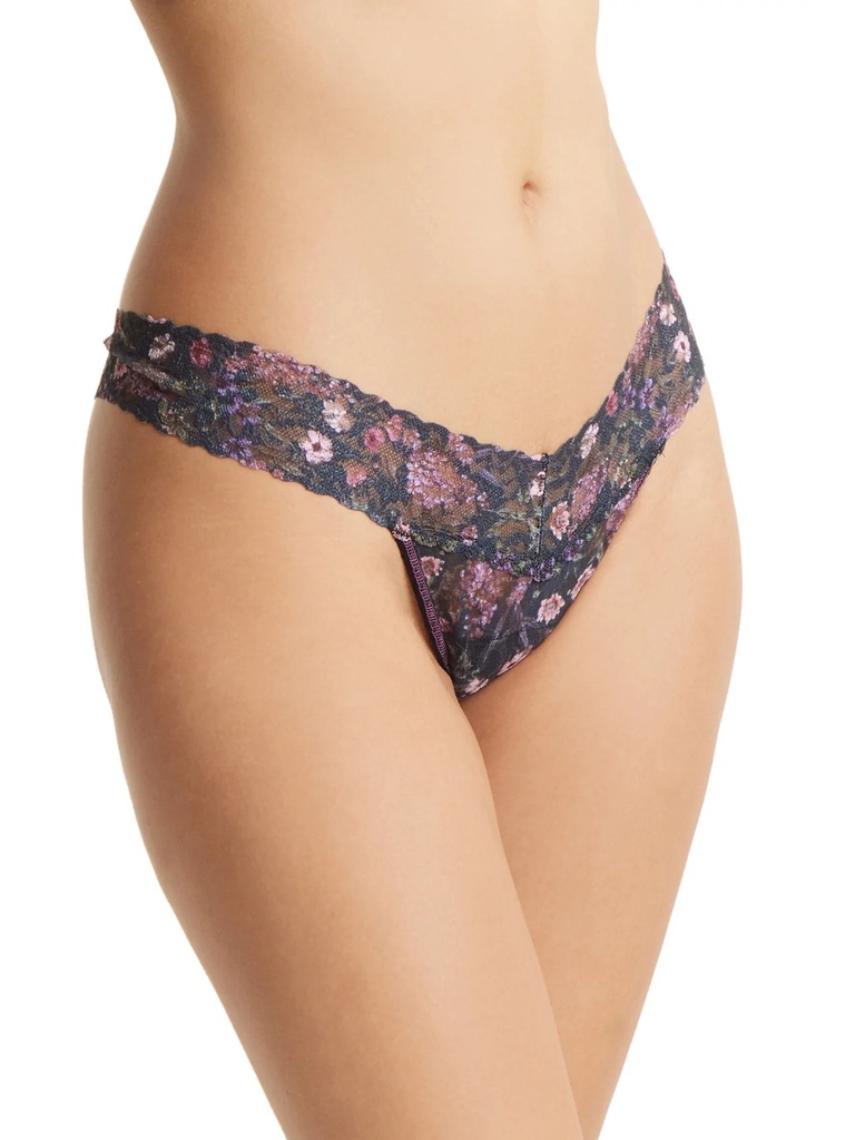 String taille basse dentelle stretch HANKY PANKY "Printed Signature Lace" PR4911P - Myddelton MYDG