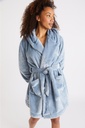 Peignoir court en polar BANANA MOON "Pilo Zarela" - Bleu JMW56