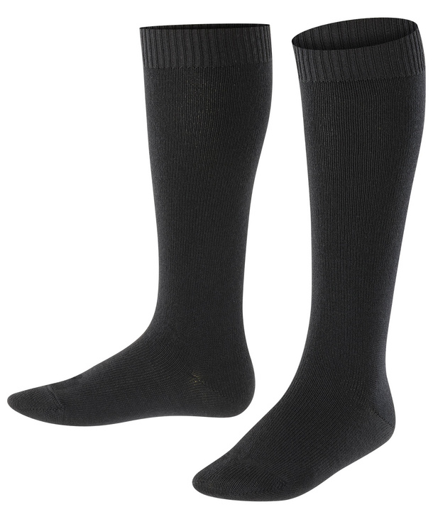 Chaussettes 3/4 enfants laine FALKE "Comfort Wool" 11488 - Noir 3000