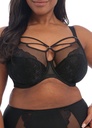 Soutien-gorge armature spécial poches profondes ELOMI "Brianna" EL8080 - Noir BLK