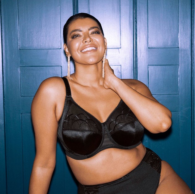 Soutien-gorge armaturé spécial poches profondes ELOMI "Cate" EL4030 - Noir BLK