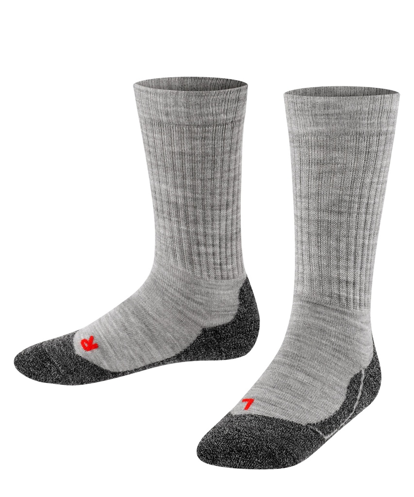 Chaussettes enfants FALKE "Active Warm" 10450 - M.grey mel 3530 (19/22)