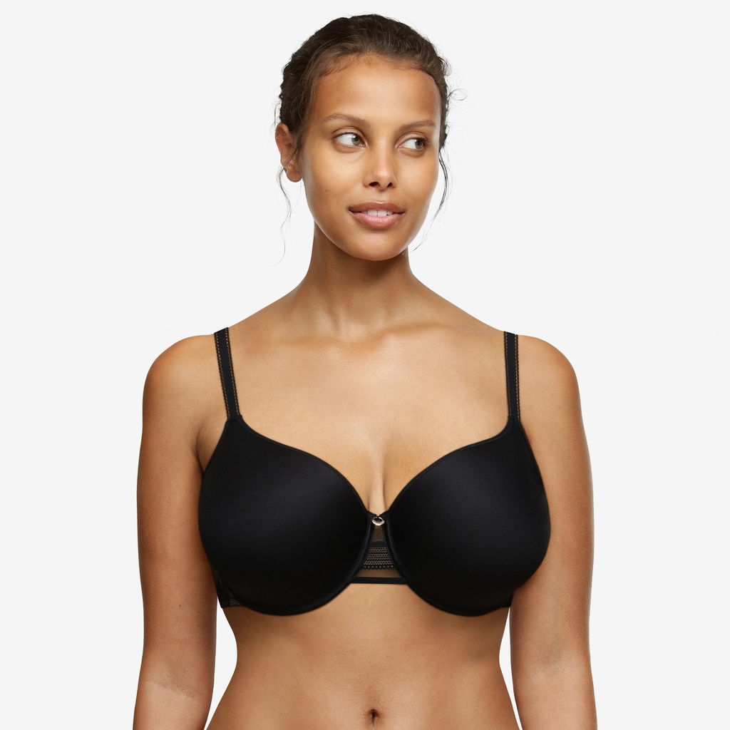 Soutien-gorge armaturé avec coques CHANTELLE "True Lace" C11M60 - Noir 011