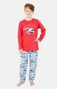 Pyjama long enfant 100% coton bio ARTHUR "Petits Chalets" LUK - Bleu NUITH22 (2ANS)