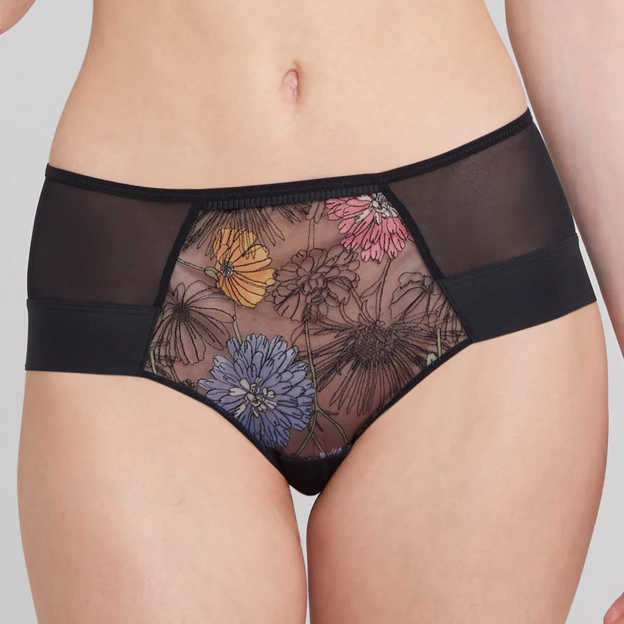 Shorty LOU "Jardin d'Hiver" 07341 - Noir 030 (38)