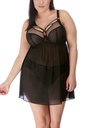 Babydoll sexy spécial poches profondes ELOMI "Sachi" EL4351 - Noir BLK (90, I)