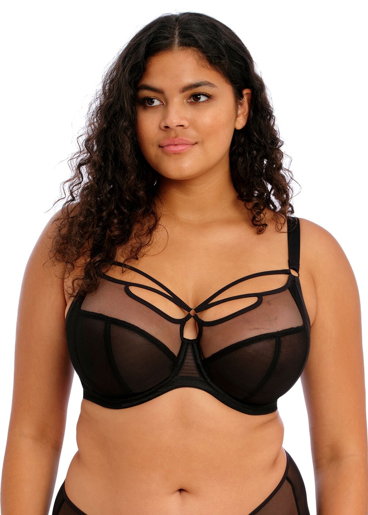 Soutien-gorge avec armatures plongeant spécial poches profondes ELOMI "Sachi" EL4350 - Noir BLK