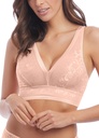 Soutien-gorge brassière sans armature WACOAL "Net Effects" WA810340 - Rose Dust 253