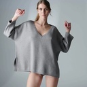 Ensemble pull & pantalon homewear SIMONE PERELE "Paresse" 1A8963 + 1A8660 - Gris Embrun 842