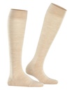 Chaussettes mi-bas dame FALKE "Berlin Sensitive" 46229 - Linen mel 4541