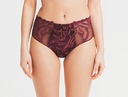 Culotte taille haute LOUISA BRACQ "Vortex" 497-50 - Grenat GRN