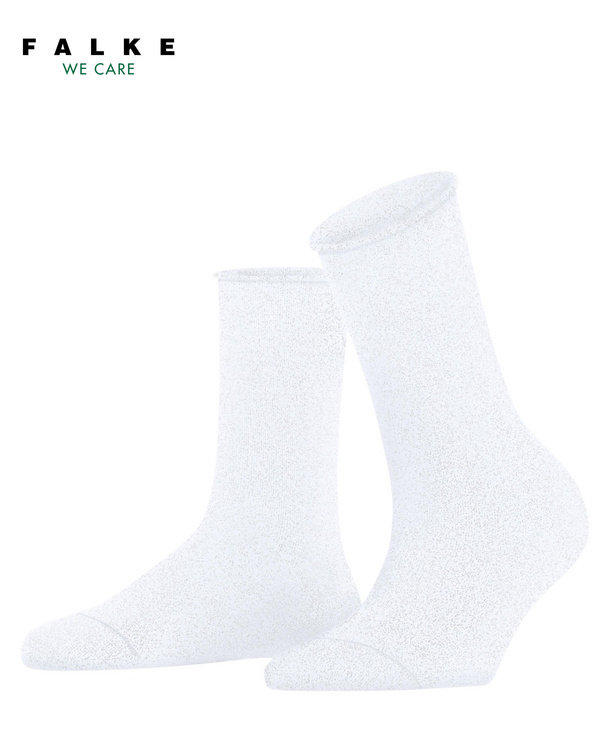 Chaussettes fantaisies dame FALKE "Shiny" 46414 - White 2000