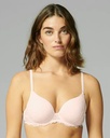 Soutien-gorge coques spacer plongeant SIMONE PERELE "Rêve" 12Z316 - Rose Sakura 314