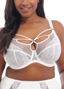 Soutien-gorge armature spécial poches profondes ELOMI "Brianna" EL8080 - Blanc WHE