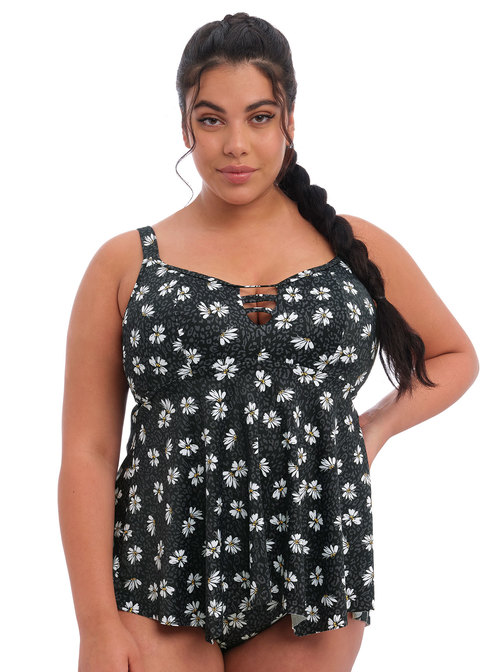 Tankini moulé ELOMI "Plain Sailing" ES7271 - Black Daisy BDY (46)