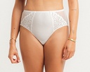 Culotte taille haute LOUISA BRACQ "Electric Waves" 494-50 - Nacre NCR