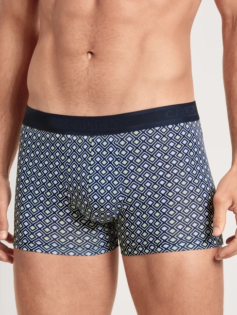 Boxer homme fantaisie coton CALIDA "Grafic Cotton" 26881 - Dark Sapphire 479