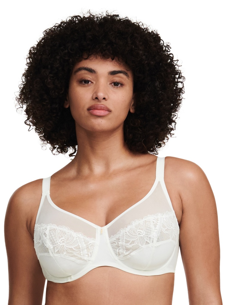 Soutien-gorge avec armatures très enveloppant CHANTELLE "Orangerie Dream" C17Q10 - Milk 0LW