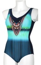Maillot gainant au niveau du ventre SUNFLAIR 22103 - Turquoise 23