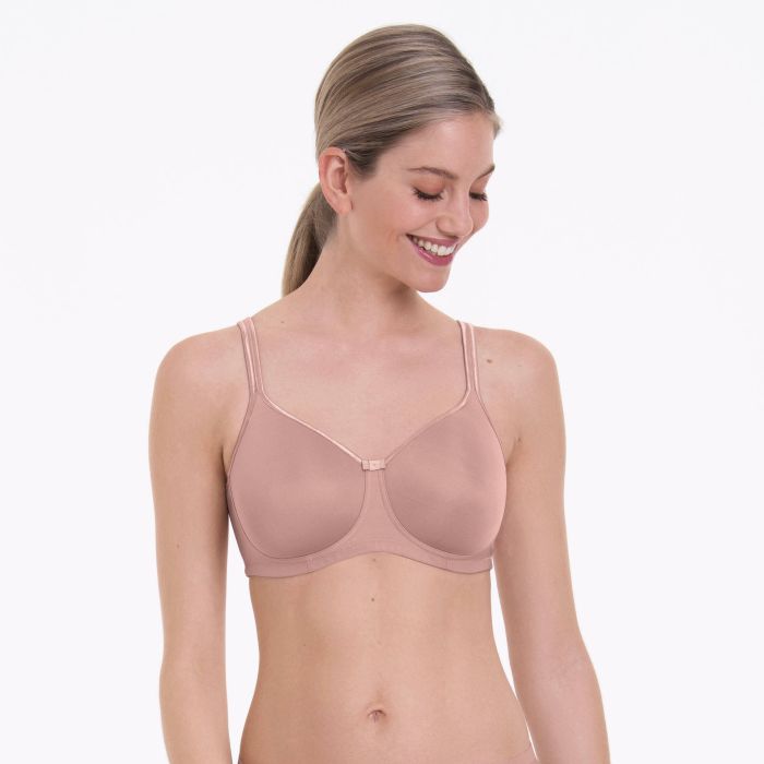 Soutien-gorge pour prothèses à coques sans armatures ANITA CARE "Tonya" 5706X - Rosewood 596 (85, A)