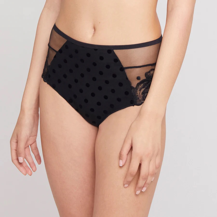 Shorty LOU "Larmes de Rose" 0A346 - Noir 030