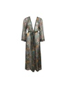Kimono long ouvert LISE CHARMEL "Fleur Persane" ASB2967 - Bronze Persane 1452
