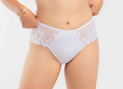 Shorty LOUISA BRACQ "Julia" 477-40 - Blanc BLC