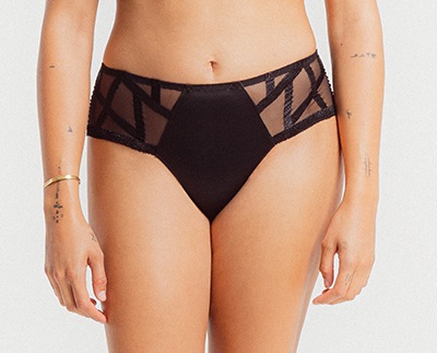 Shorty LOUISA BRACQ "Série" 471-40 - Noir NRO
