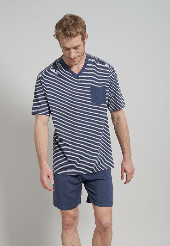 Pyjama short CECEBA 30685 - Bleu 8452 (8XL)