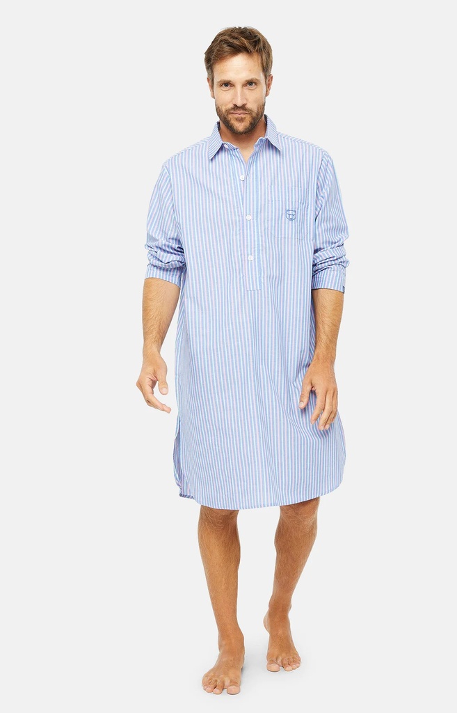 Chemise de nuit ARTHUR "Grand-Père" CGP - Multicolore Motif Rayure Riverside (S)