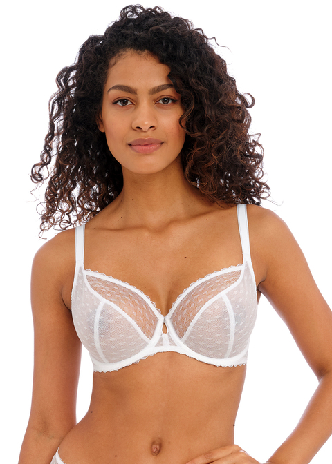 Soutien-gorge avec armatures plongeant FREYA "Signature" AA400502 - Blanc WHE