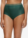Culotte taille haute dentelle stretch invisible CHANTELLE "SoftStretch" C11G70 - Sequoia Green 0PB