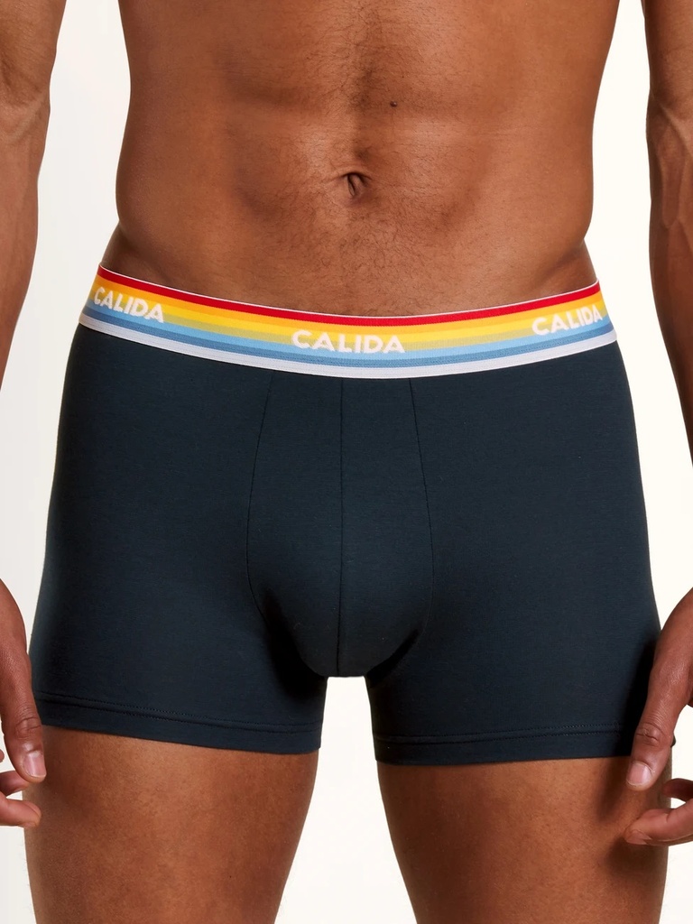Boxer homme 94% coton CALIDA "Love Capsule" 26588 - Dark Sapphire 479 (S)