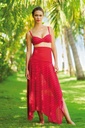 Jupe de plage Multi-style SUNFLAIR 23201 - Rouge 52