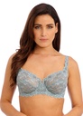 Soutien-gorge armature classique WACOAL "Eglantine" WEBFA662 - Bleu/Vert Arona ARO