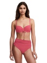 Bas de Bikini culotte taille haute CHANTELLE "Inspire" C10G80 - Rouge Grenat 08P (44)