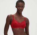 Soutien-gorge sans armature SIMONE PERELE "Caresse" 12A210 - Rouge Tango 435 (90, B)
