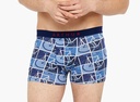 Boxer homme fantaisie 95% coton bio ARTHUR "C'est mon Rayon" MAC - Marine VELOH23