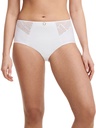 Culotte Taille Haute CHANTELLE "Graphic Support" C21S80 - Blanc 010