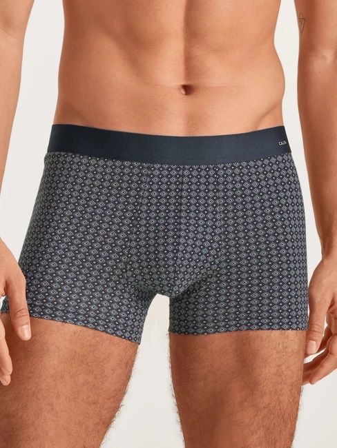 Boxer homme fantaisie coton CALIDA "Cotton Code Design" 26189 - Shale Grey 947 (S)