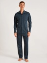 Pyjama long homme boutonné 100% coton CALIDA "Relax Selected 2" 48461 - Dark Sapphire 479