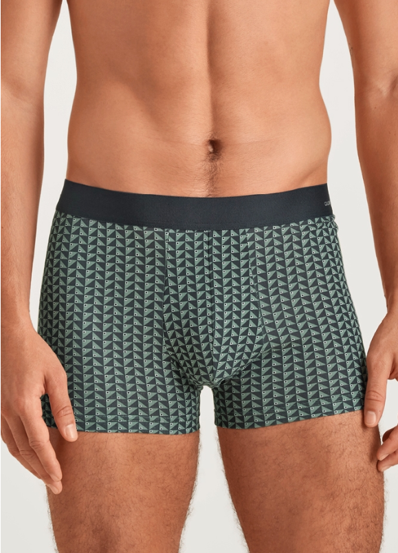 Boxer homme fantaisie coton CALIDA "Cotton Code Design" 26189 - Dark Glen 549