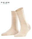 Chaussettes laine sans élastique dame FALKE "Berlin Sensitive" 46226 - Linen Mel. 4541